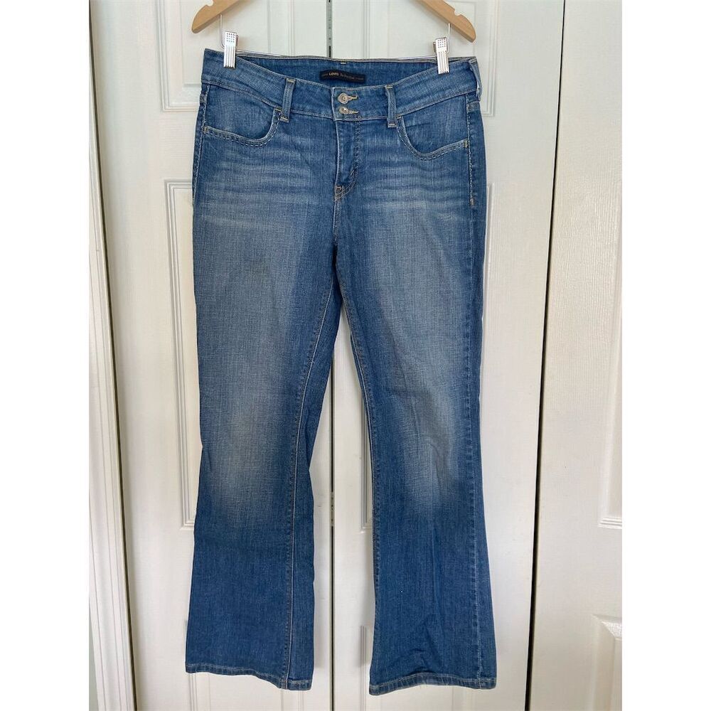 Levi's Women's Bootcut Jeans Size 10 Blue Medium Wash Stretch Denim